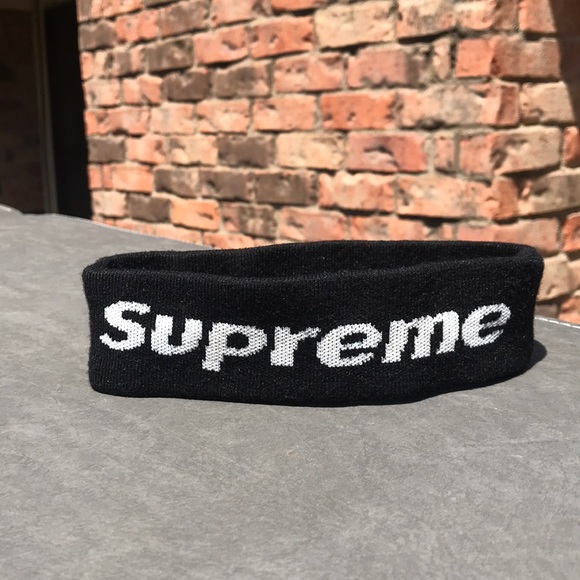 Supreme Other - 🔌Supreme New Era Head Band Black/White🔌